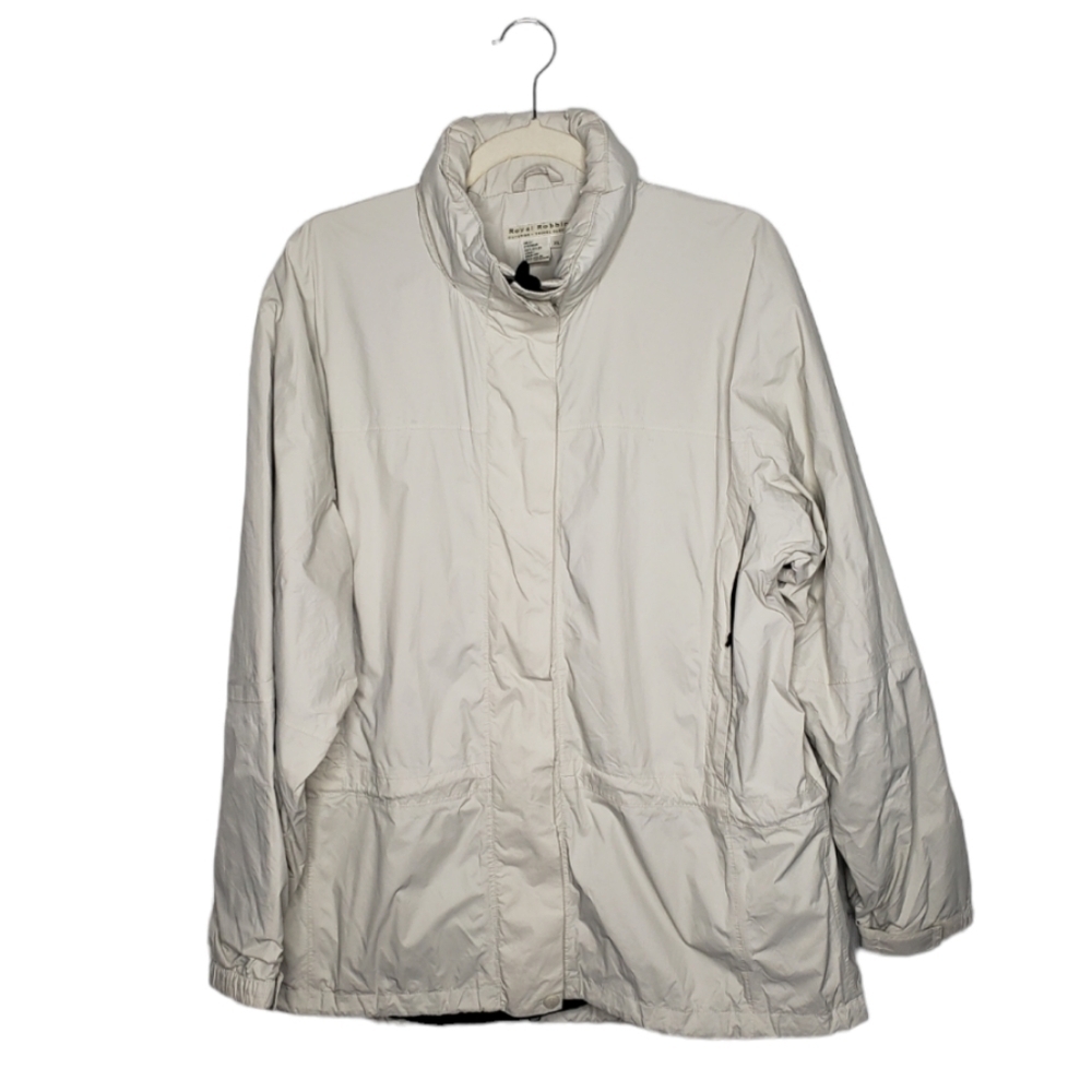 Royal Robbins Water Resistant Wind Breaker Jacket XL Hood Pockets Mesh Lined
